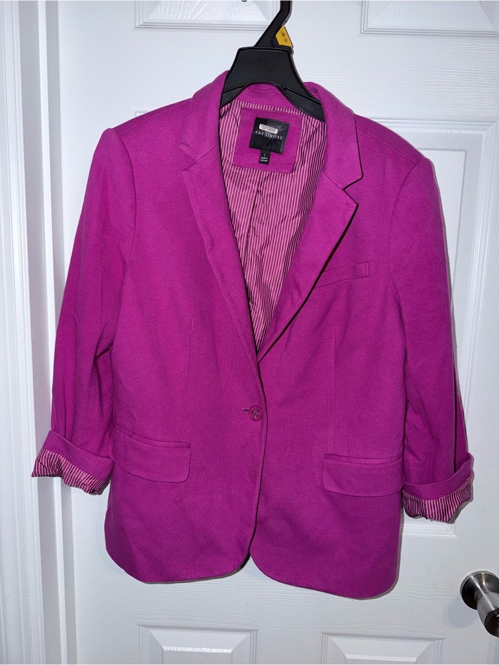 The Limited Fuchsia Women's Blazer Jacket